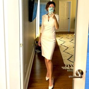 Ted Baker shift dress in baby pink, Size 1